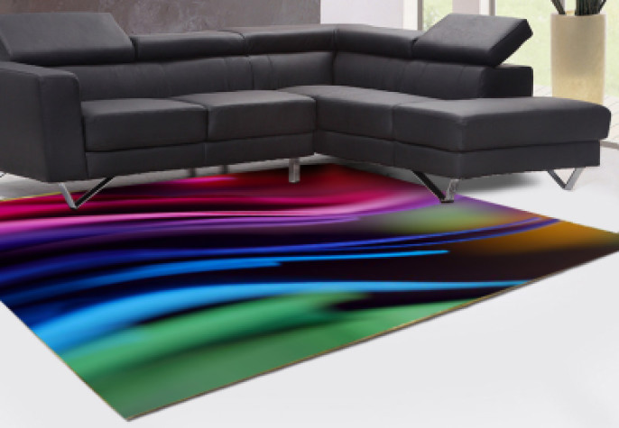 3 Boyutlu Renkli Kağıtlar 1 Dekoratif Halı