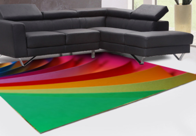 3 Boyutlu Renkli Kağıtlar 2 Dekoratif Halı