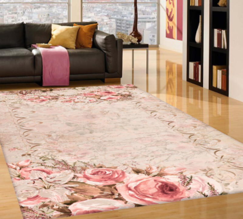 Boyut Çiçek Desenli Halı PL0121