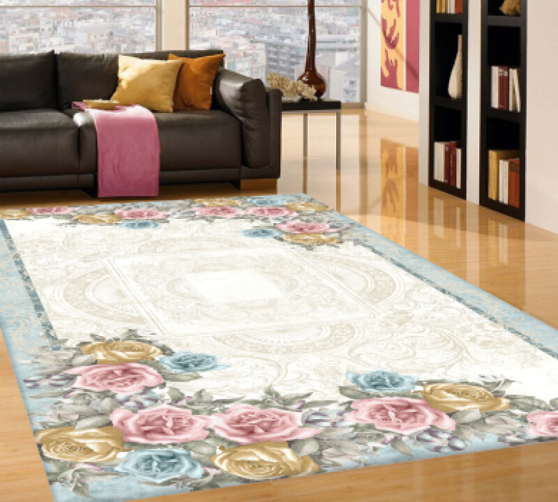Boyut Çiçek Desenli Halı PL0136