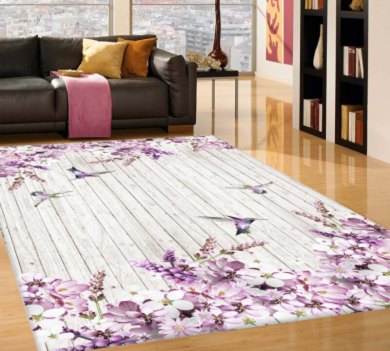 Boyut Çiçek Desenli Halı PL0159