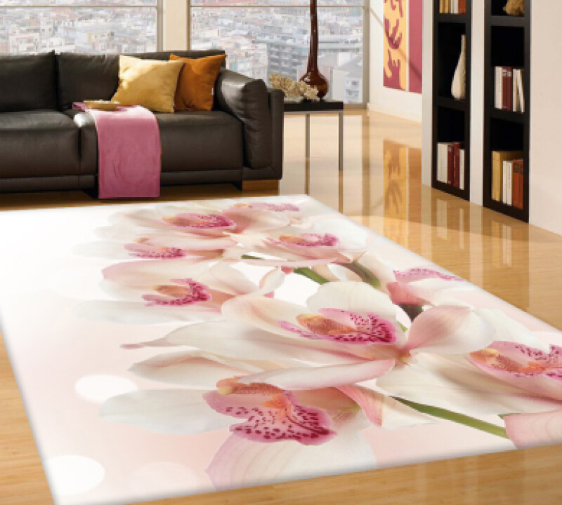 Boyut Çiçek Desenli Halı PL0164