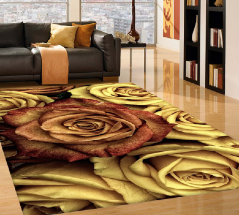 Boyut Çiçek Desenli Halı PL0165