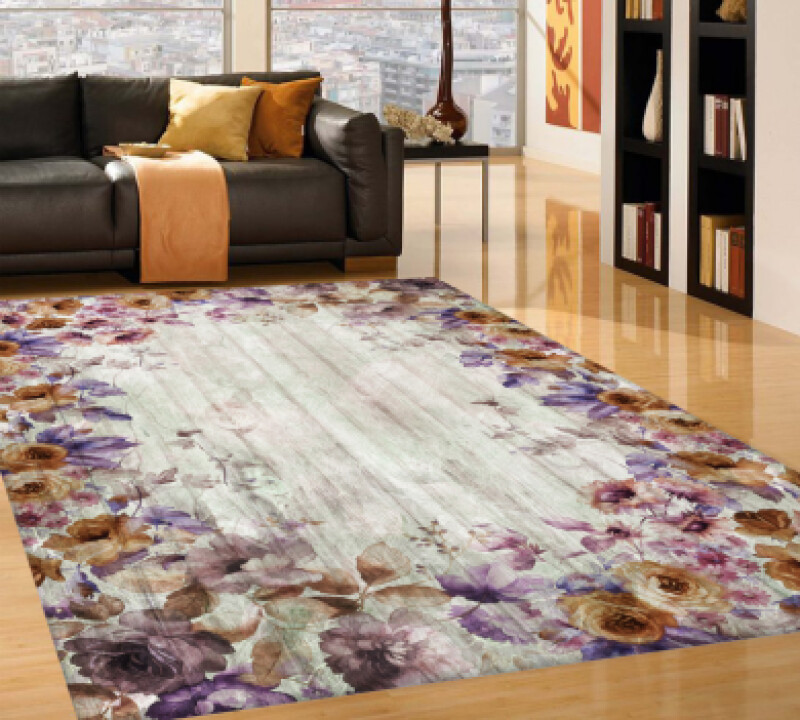 Boyut Çiçek Desenli Halı PL0186