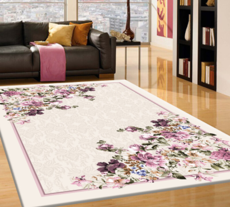 Boyut Çiçek Desenli Halı PL0212