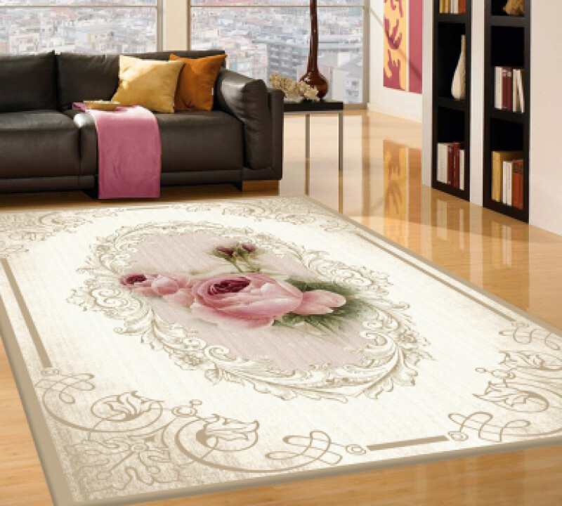 Boyut Gül Desenli Halı PL0045