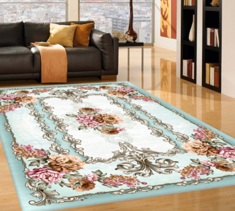 Boyut Gül Desenli Halı PL0094