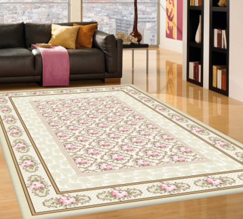 Boyut Gül Desenli Halı PL0095