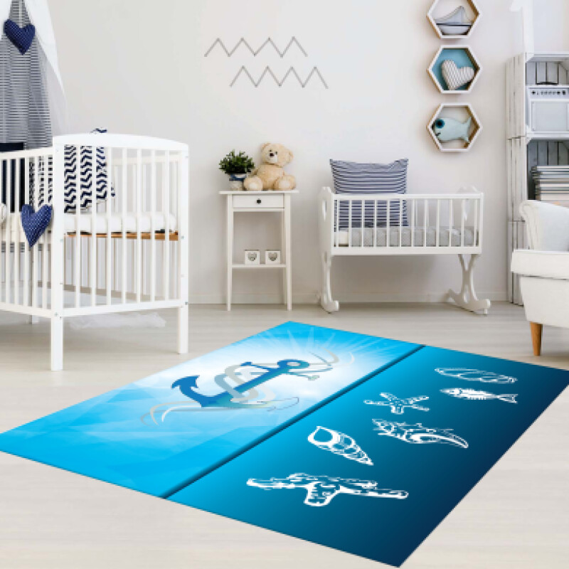 Denizci Çocuk Odası Halısı