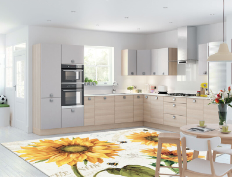 Günebakan Dekoratif Mutfak Halısı