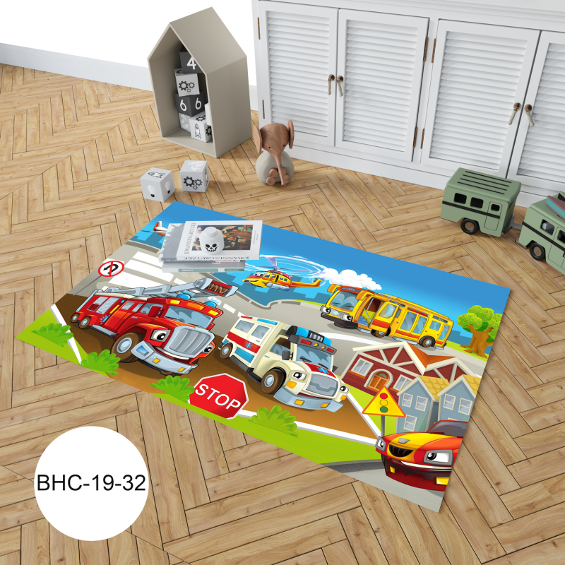 İtfaiye Cankurtaran Çocuk Odası Halısı