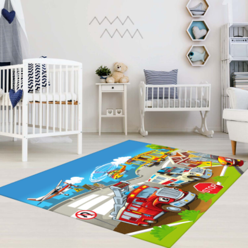 İtfaiye Cankurtaran Çocuk Odası Halısı