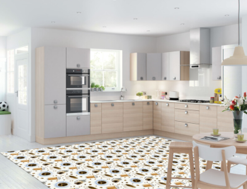 Kahve Çeşitleri Dekoratif Mutfak Halısı