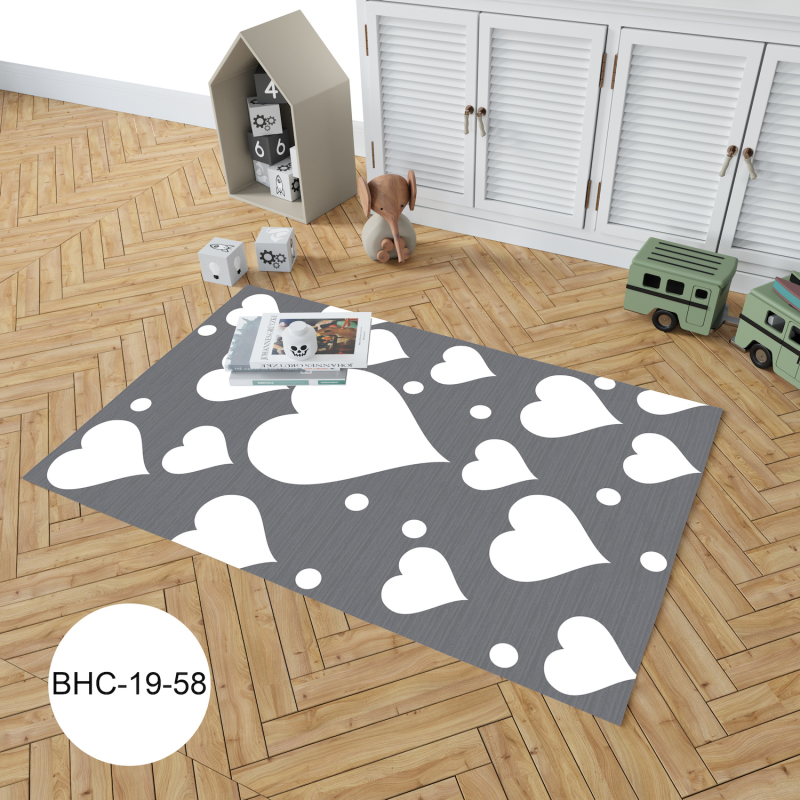 Kalpli Çocuk Odası Halısı