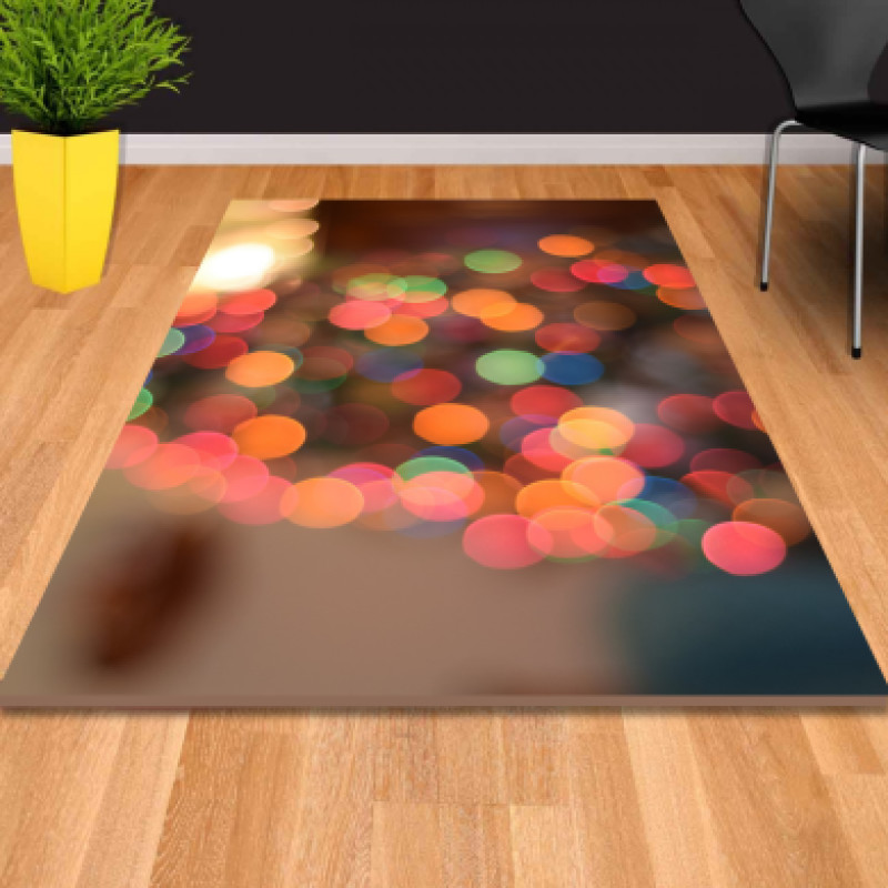 Kutlama Renkleri Dekoratif Halı