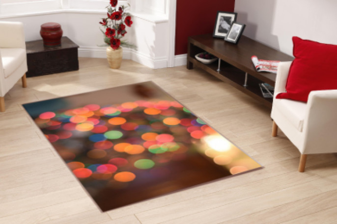 Kutlama Renkleri Dekoratif Halı