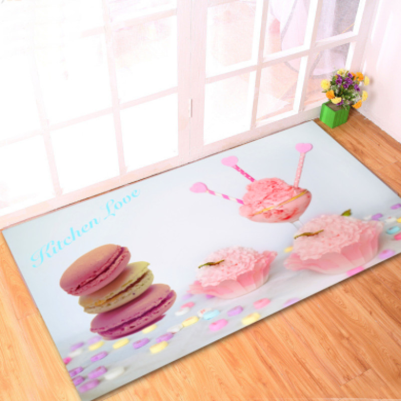 Mutfak Aşkı Kitchen Love Dekoratif Mutfak Halısı