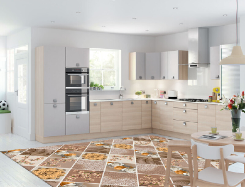 Patchwork Dekoratif Mutfak Halısı