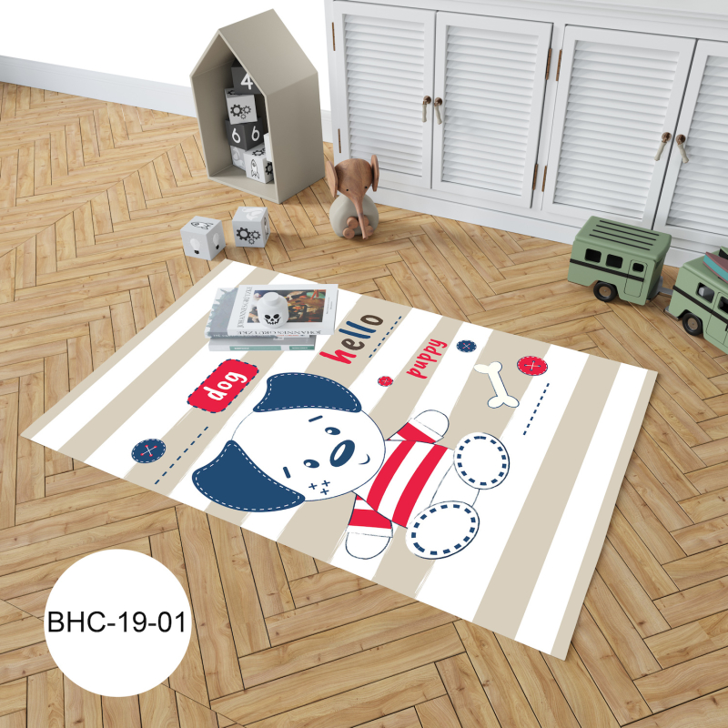 Sevimli Köpekçik Çocuk Odası Halısı