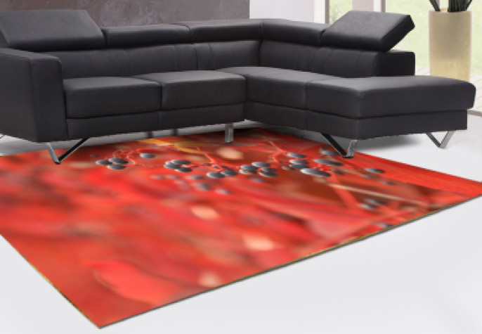 Sonbahar Meyveleri Dekoratif Halı