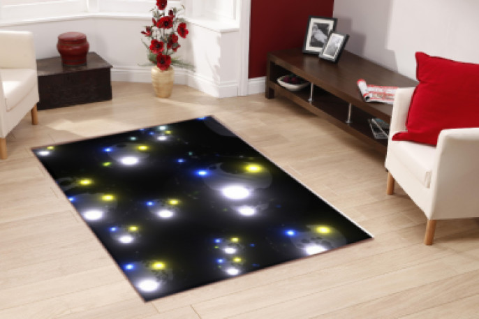 Soyut Nesneler Dekoratif Halı