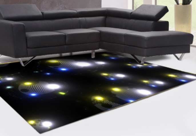 Soyut Nesneler Dekoratif Halı