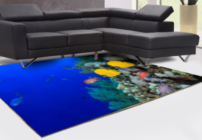 Su Altı Dünyası 1 Dekoratif Halı