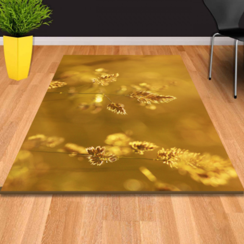 Yaz Çiçekleri Dekoratif Halı