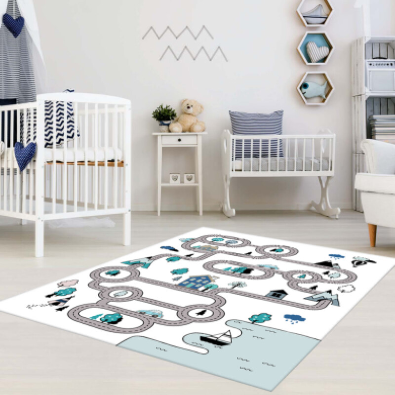 Yol ve Doğa Çocuk Odası Halısı