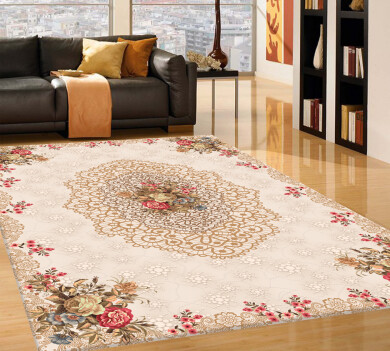 Boyut Gül Desenli Halı PL0044