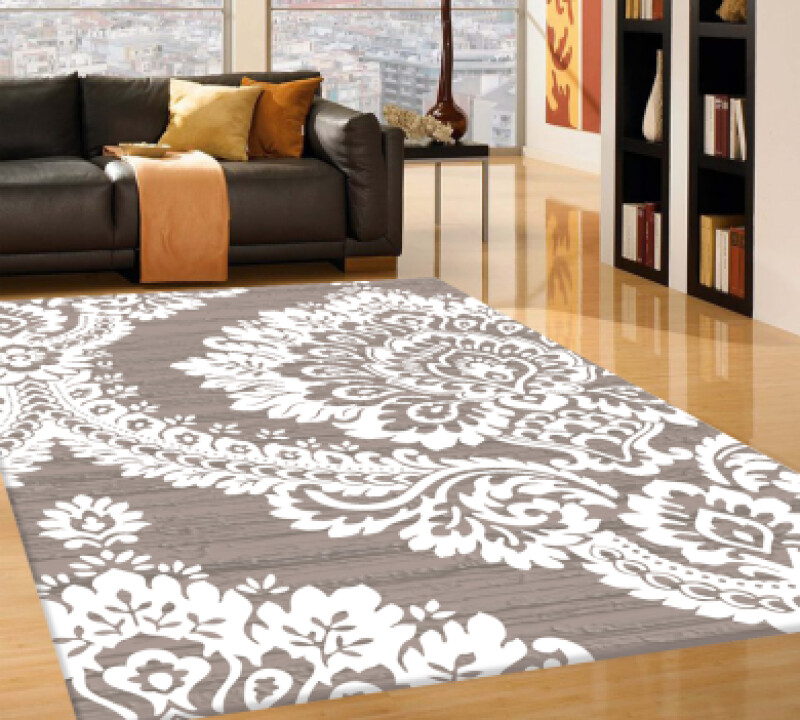 Büyük Damask Madalyon Dekoratif Halı